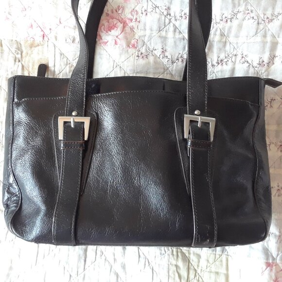 Vintage Etienne Aigner Leather Shoulder Bag - Picture 3 of 16